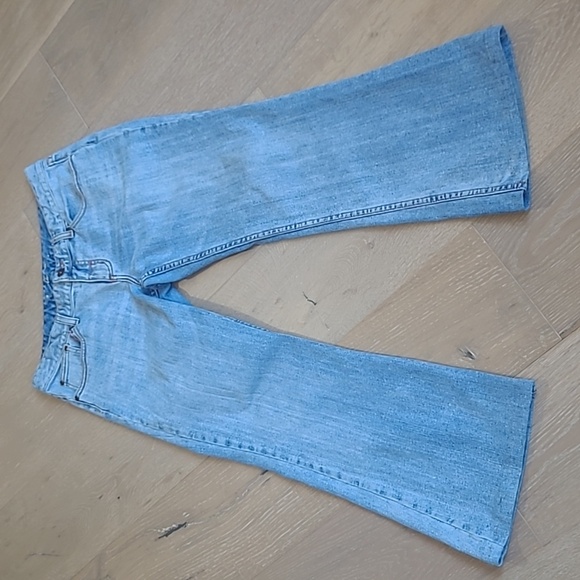 American Rag Jeans Women's sz 11 Short Mid Rise Flare  Denim Jeans - Picture 2 of 11